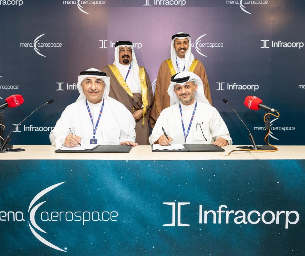  During their Participation in Bahrain International Airshow 2024:Infracorp Signs Partnership with Mena Aerospace to Develop Aircraft Hangar Facilities in Bahrain