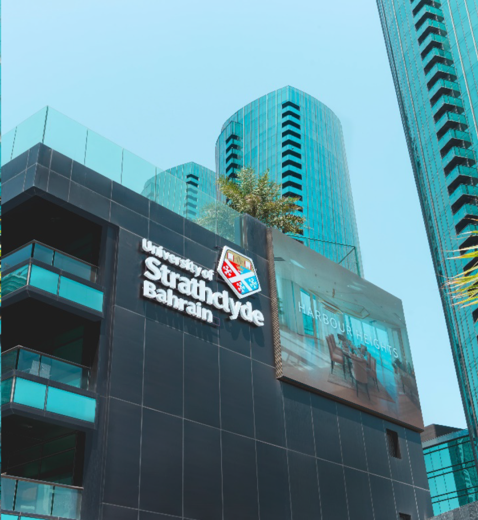 With 3 colleges offering 8 academic programmes to meet the needs of GCC students: Infracorp Announces the Opening of University of Strathclyde – Bahrain in Harbour Heights next September